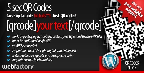 5sec QR Codes 1.2 1 5sec-qrcodes-plugin