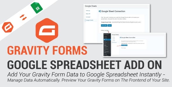 Gravity Form with Google Spreadsheet 1.3