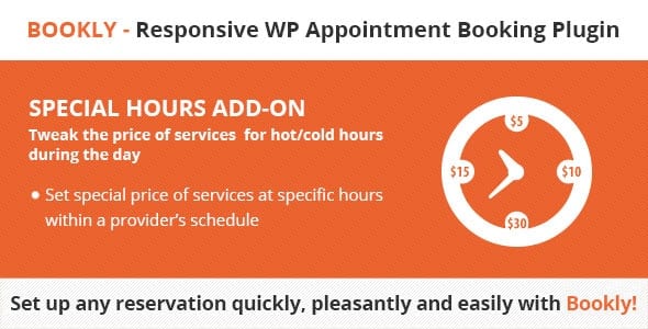 Bookly Special Hours 3.0