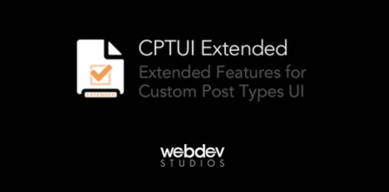 Custom Post Type UI Extended 1.5.3