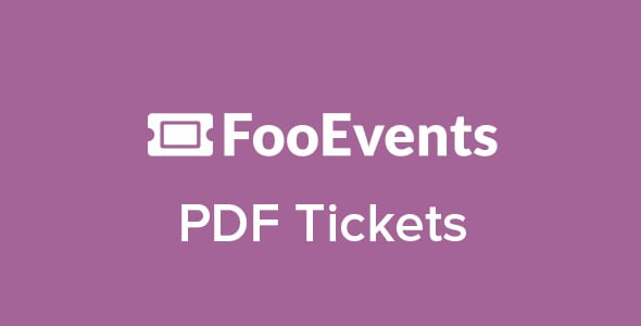 FooEvents PDF Tickets 1.9.19