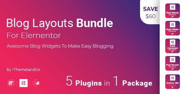 Blog Layouts Bundle For Elementor 1.6.2