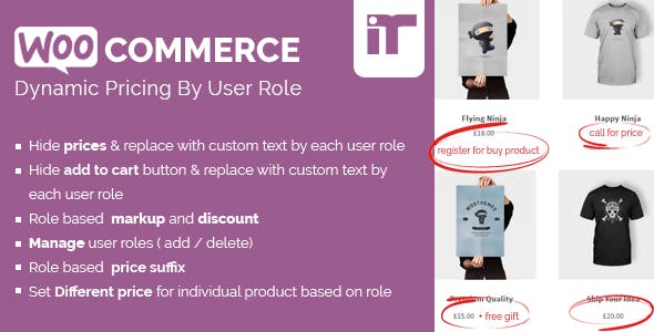Woocommerce Dynamic Pricing By User Role 1.7
