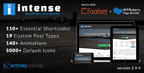 Intense – Shortcodes and Site Builder for WordPress 2.9.6