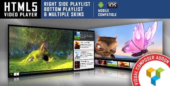 HTML5 Video Player for WPBakery 1.6