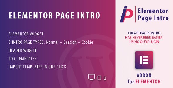 Page Intro for Elementor 1.0