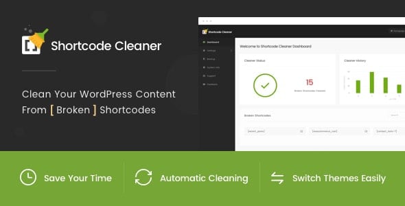 Shortcode Cleaner 1.1.6 1 shortcode-cleaner
