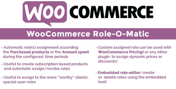 WooCommerce Role-O-Matic 8.9