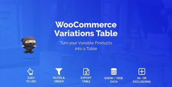 woocommerce-variations-table
