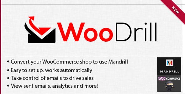WooDrill – Mandrill For WooCommerce 1.7.0