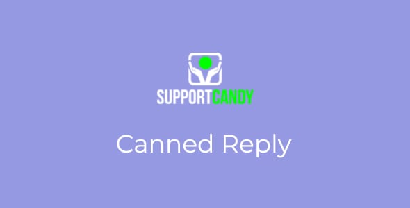 SupportCandy – Canned Reply 3.0.1