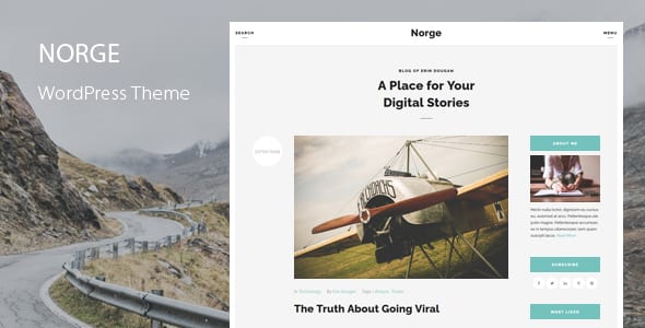 Norge-Responsive-Blog-WordPress-Theme