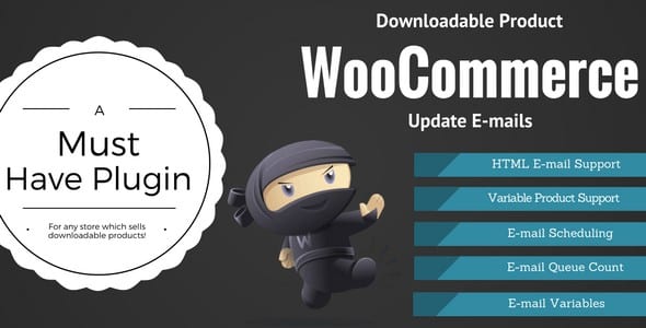 WooCommerce Downloadable Product Update E-mails 2.0.6