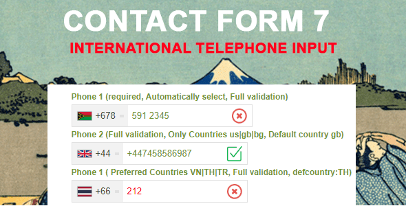 Contact Form 7 International Phone Input 1.6