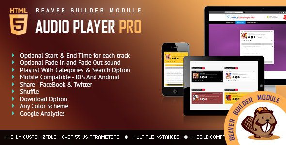 Audio Player PRO for Beaver Builder 1.1