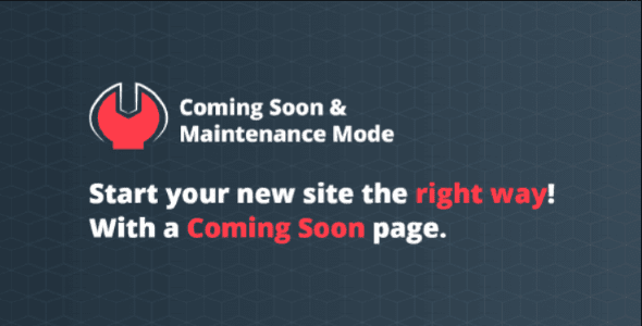 Coming Soon & Maintenance Mode PRO 6.45