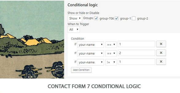 Contact Form 7 Conditional Logic 2.8