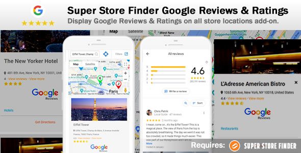 Super Store Finder – Google Reviews & Ratings Addon 06.2022