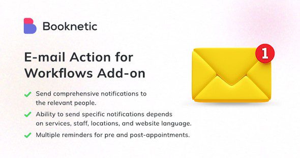 Email-action-for-Booknetic-workflows