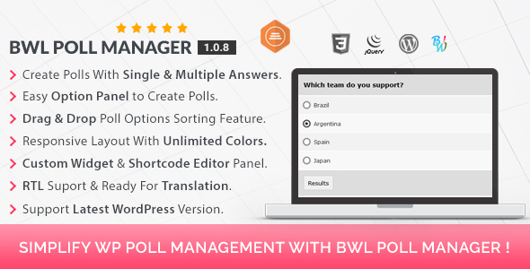 BWL Poll Manager 1.0.8
