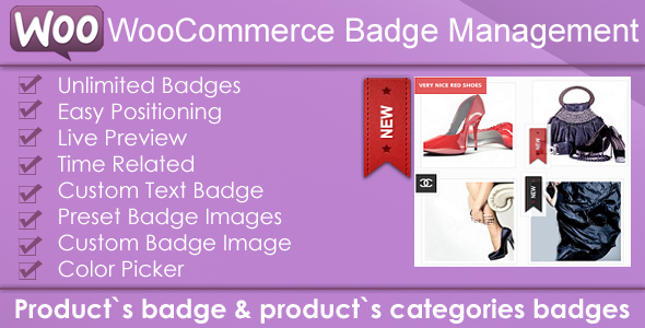 WooCommerce-Products-Badge-Management