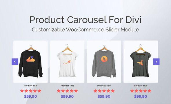 Product Carousel for Divi and WooCommerce 1 product_carousel_for_divi_featured_image_v4