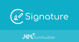 JetFormBuilder - Signature 1 signature
