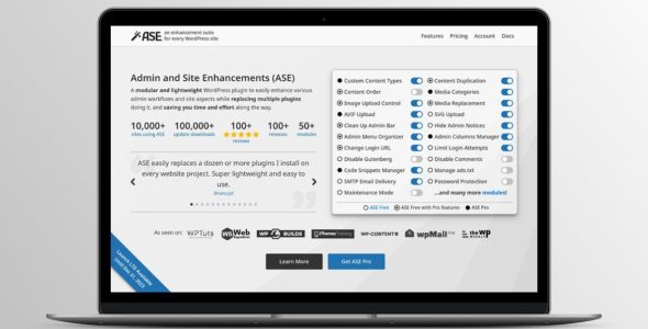 Admin-and-Site-Enhancements-ASE-Lifetime-Deal-Image