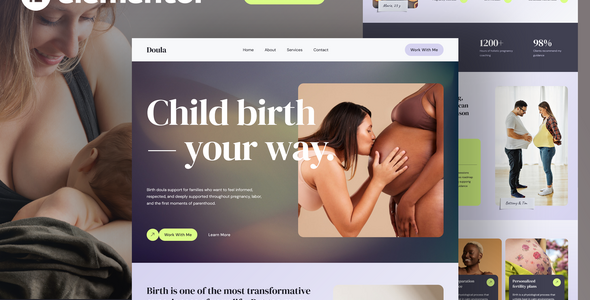 doula-holistic-pregnancy-maternity-coach-postpartum-care-elementor-template-kit