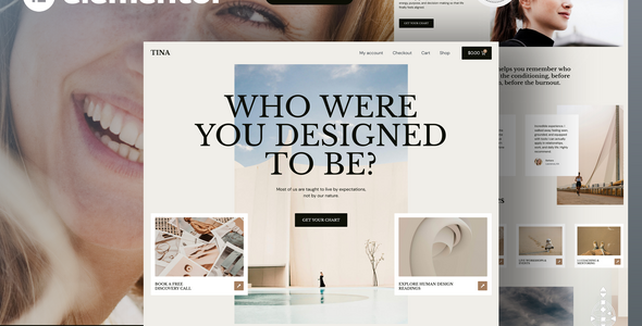 tina-human-design-coach-elementor-template-kit